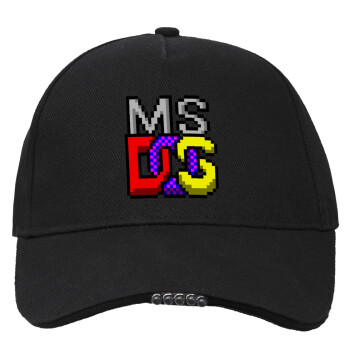 MsDos, Work & Activity LED Light Cap – Perfect for Night & Low Light Conditions (100% COTTON, ADULT, UNISEX)