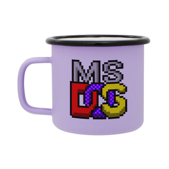 MsDos, Κούπα Μεταλλική εμαγιέ ΜΑΤ Light Pastel Purple 360ml