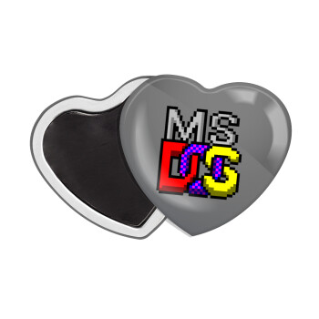 MsDos, Μαγνητάκι καρδιά (57x52mm)