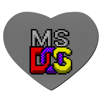MsDos, Mousepad heart 23x20cm