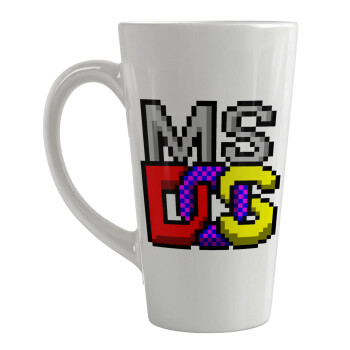 MsDos, Κούπα κωνική Latte Μεγάλη, κεραμική, 450ml