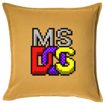 MsDos, Sofa cushion YELLOW 50x50cm includes filling