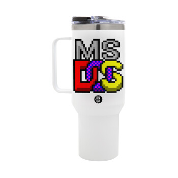 MsDos, Mega Stainless steel Tumbler with lid, double wall 1,2L