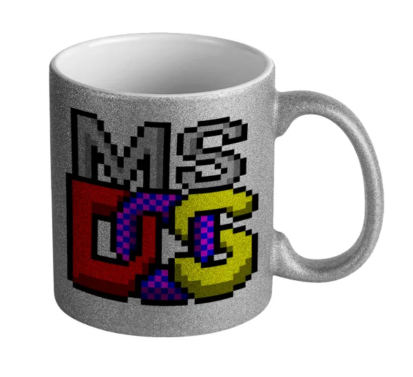 MsDos — Glitter Ασημένια