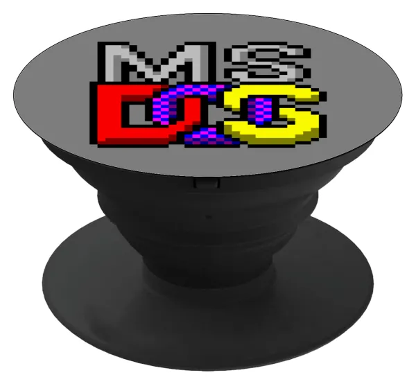 MsDos — Phone Holders Stand  Μαύρο Βάση Στήριξης Κινητού στο Χέρι