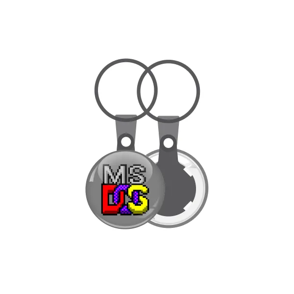 MsDos — Mini keychain, 2.5cm