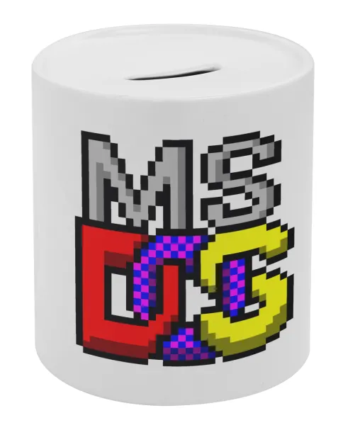MsDos — Κουμπαράς πορσελάνης με τάπα