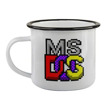 MsDos, Κούπα εμαγιέ με μαύρο χείλος 360ml