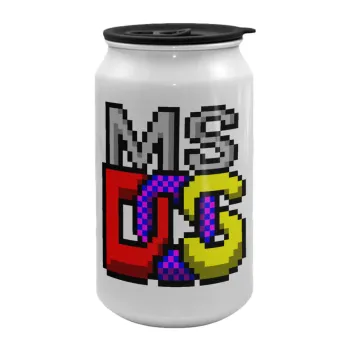 MsDos, Κούπα ταξιδιού μεταλλική με καπάκι (tin-can) 500ml