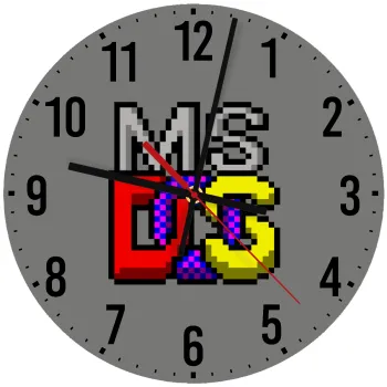 MsDos, Ρολόι τοίχου ξύλινο (30cm)