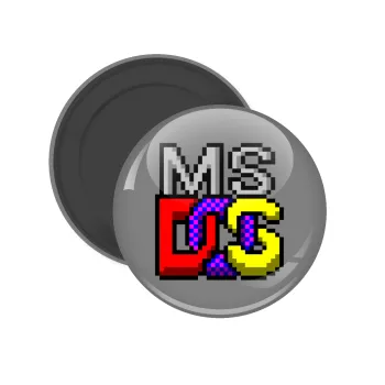 MsDos, Μαγνητάκι ψυγείου στρογγυλό διάστασης 5cm