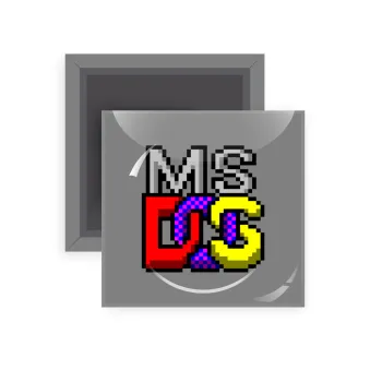 MsDos, Μαγνητάκι ψυγείου τετράγωνο διάστασης 5x5cm