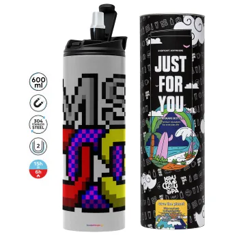MsDos, Tumbler stainless steel GREY 600ml