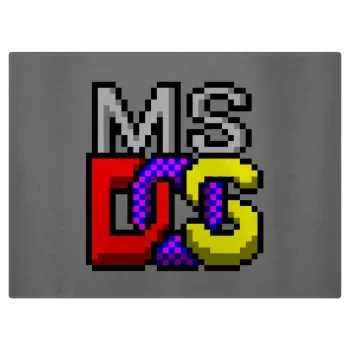 MsDos, Επιφάνεια κοπής γυάλινη (38x28cm)