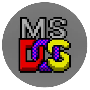 MsDos, Mousepad Στρογγυλό 20cm