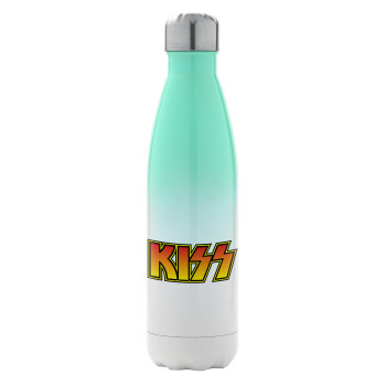 KISS, Metal mug thermos Green/White (Stainless steel), double wall, 500ml