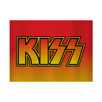 KISS, Επιφάνεια κοπής γυάλινη (38x28cm)