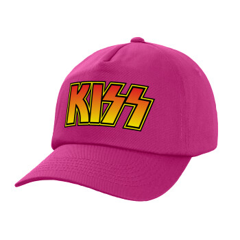 KISS, Καπέλο Ενηλίκων Baseball, 100% Βαμβακερό,  Φούξια,(purple) (ΒΑΜΒΑΚΕΡΟ, ΕΝΗΛΙΚΩΝ, UNISEX, ONE SIZE)