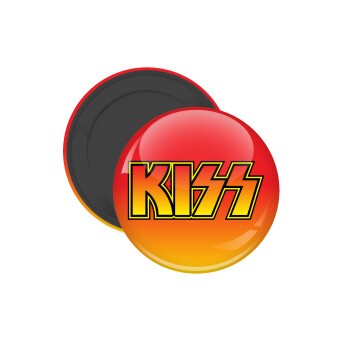 KISS, Μαγνητάκι ψυγείου στρογγυλό διάστασης 5cm
