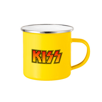 KISS, Yellow Enamel Metallic Cup 360ml