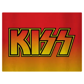 KISS, Επιφάνεια κοπής γυάλινη (38x28cm)