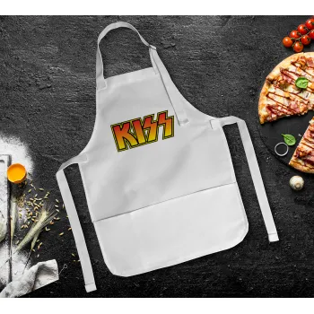 KISS, Ποδιά Σεφ Ολόσωμη Παιδική (με ρυθμιστικά και 2 τσέπες)