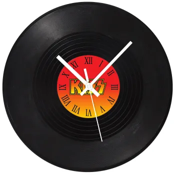 KISS, Ρολόι τοίχου Βινύλιο (30cm)