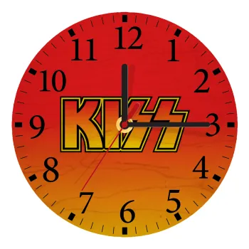 KISS, Ρολόι τοίχου ξύλινο plywood (20cm)