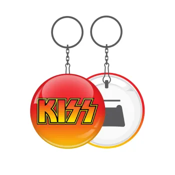 KISS, Μπρελόκ μεταλλικό 5cm με ανοιχτήρι