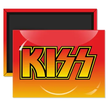 KISS, Ορθογώνιο μαγνητάκι ψυγείου διάστασης 9x6cm