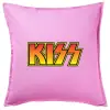 Μαξιλάρι καναπέ ΡΟΖ 100% βαμβάκι, περιέχεται το γέμισμα (50x50cm)