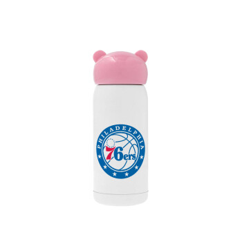 Philadelphia 76ers, Ροζ ανοξείδωτο παγούρι θερμό (Stainless steel), 320ml