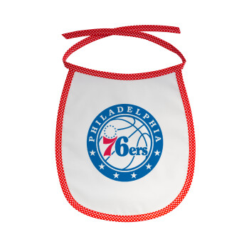 Philadelphia 76ers, Σαλιάρα μωρού αλέκιαστη με κορδόνι Κόκκινη