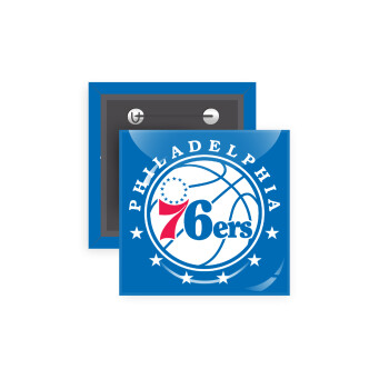 Philadelphia 76ers, Κονκάρδα παραμάνα τετράγωνη 5x5cm