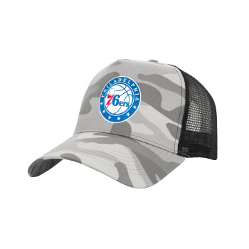 Philadelphia 76ers, Καπέλο Structured Trucker, (παραλλαγή) Army Camo