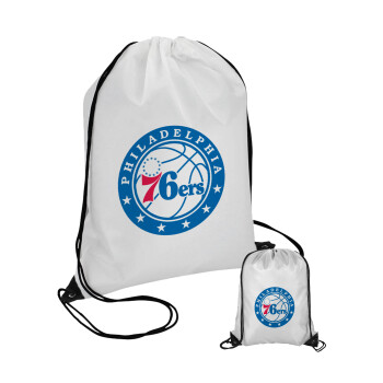 Philadelphia 76ers, Τσάντα πουγκί με μαύρα κορδόνια (1 τεμάχιο)