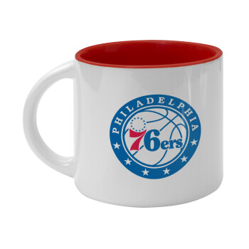 Philadelphia 76ers, Κούπα κεραμική 400ml Λευκή/Κόκκινη