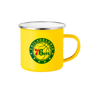 Philadelphia 76ers, Κούπα Μεταλλική εμαγιέ Κίτρινη 360ml