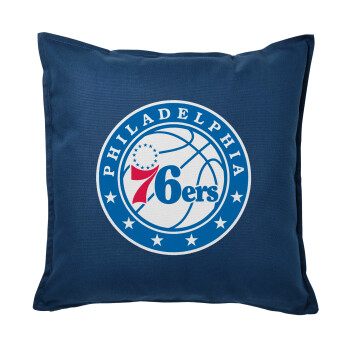 Philadelphia 76ers, Sofa cushion Blue 50x50cm includes filling