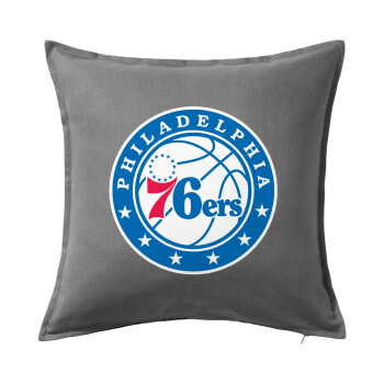 Philadelphia 76ers, Sofa cushion Grey 50x50cm includes filling