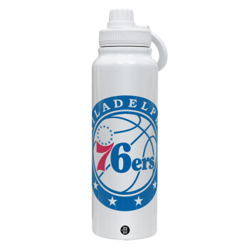 Philadelphia 76ers, Θερμός 1L Ανοξείδωτο με Βάση Κινητού & Διπλά Τοιχώματα
