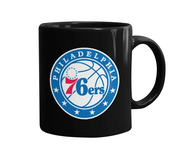 Philadelphia 76ers — Κούπα Μαύρη, κεραμική, 330ml