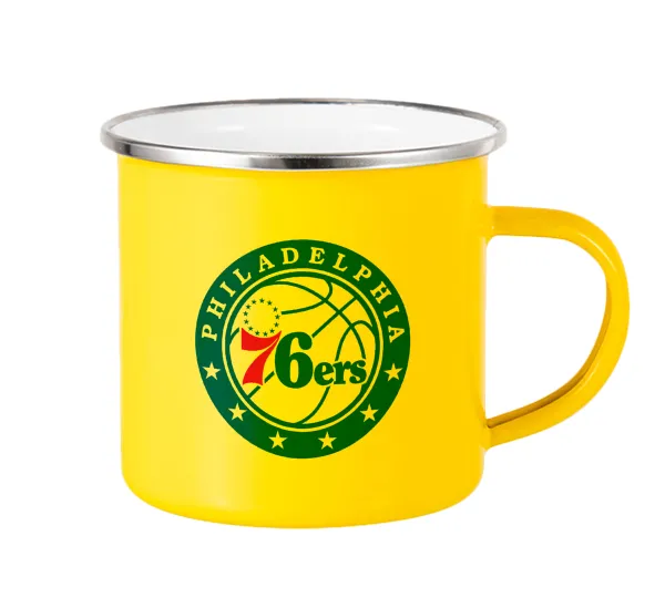 Philadelphia 76ers — Yellow Enamel Metallic Cup 360ml