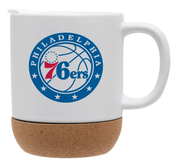 Philadelphia 76ers — Κούπα, κεραμική με βάση φελού και καπάκι (ΜΑΤ), 330ml