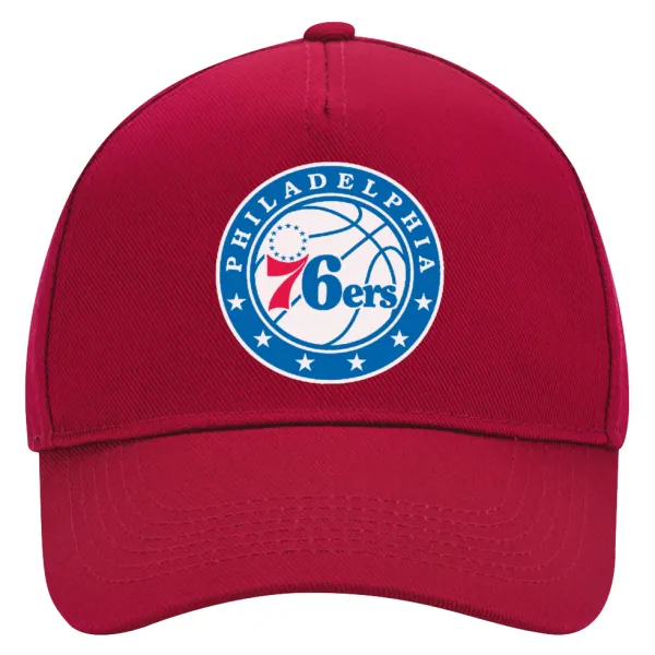 Philadelphia 76ers — Καπέλο Ενηλίκων Ultimate ΚΟΚΚΙΝΟ, (100% ΒΑΜΒΑΚΕΡΟ DRILL, ΕΝΗΛΙΚΩΝ, UNISEX, ONE SIZE)