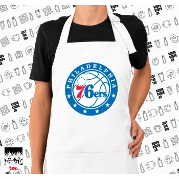 Philadelphia 76ers, Ποδιά μακριά Σεφ ολόσωμη με τσέπες white (ΕΝΗΛΙΚΩΝ)