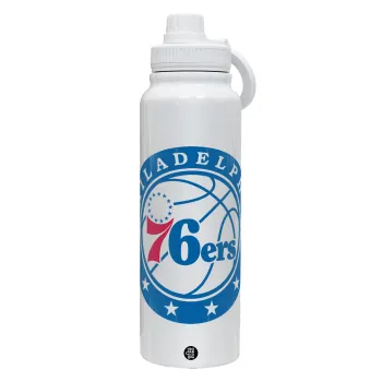 Philadelphia 76ers, Θερμός 1L Ανοξείδωτο με Βάση Κινητού & Διπλά Τοιχώματα