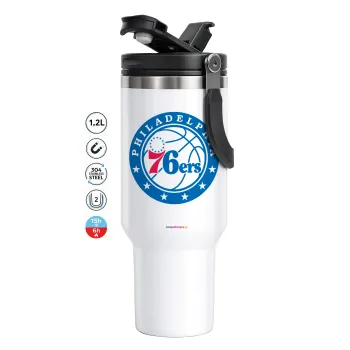 Philadelphia 76ers, Mega Tumbler με καπάκι, διπλού τοιχώματος (θερμό) 1,2L