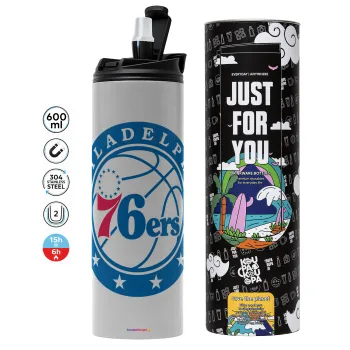 Philadelphia 76ers, Tumbler stainless steel GREY 600ml