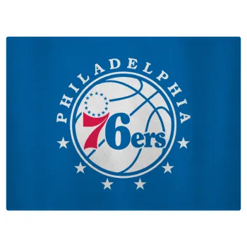 Philadelphia 76ers, Επιφάνεια κοπής γυάλινη (38x28cm)